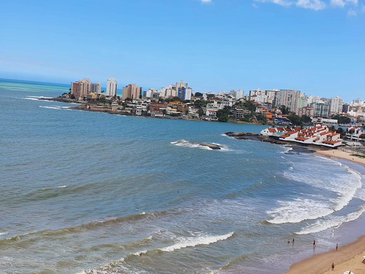 Vista Panoramica Para O Mar Da Praia Do Morro Guarapari Apartamento Exterior foto